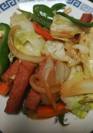 スパムで野菜炒め-レシピのメイン写真