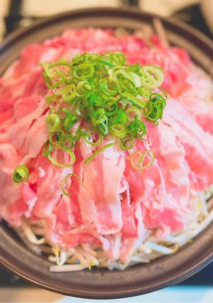 豚もやし鍋🍲節約&疲れてる時用-レシピのメイン写真