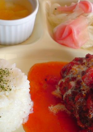 トマト煮〜ハンバーグ編-レシピのメイン写真