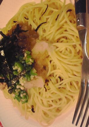 おくらとなめたけの☆ツナおろしパスタ-レシピのメイン写真