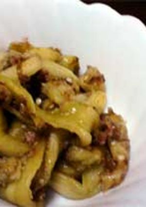 電子レンジで作る、茄子のナムル-レシピのメイン写真