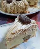 秋のケーキ♡モンブランとサツマイモムース