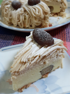 秋のケーキ♡モンブランとサツマイモムース-レシピのメイン写真