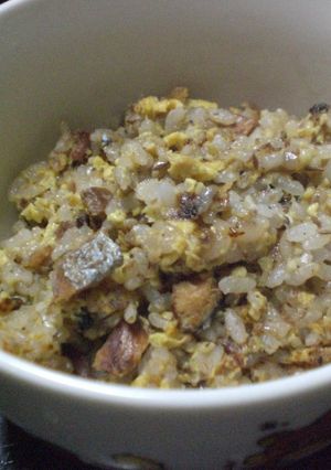・　さんまの缶詰め炒飯　・-レシピのメイン写真
