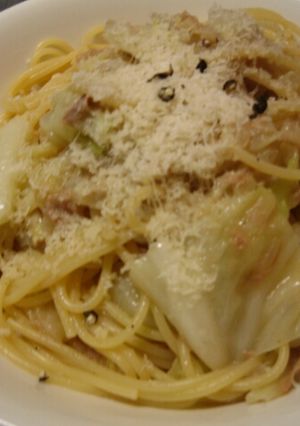 春キャベツとツナのパスタ-レシピのメイン写真