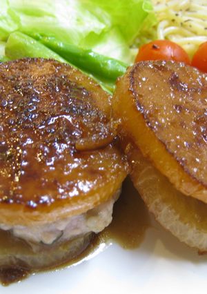 大根ステーキ♡豚肉サンド-レシピのメイン写真