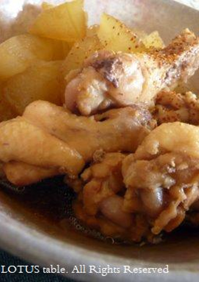 冬瓜と鶏手羽の煮物-レシピのメイン写真