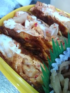 お弁当にも♪キムチの玉子焼き-レシピのメイン写真