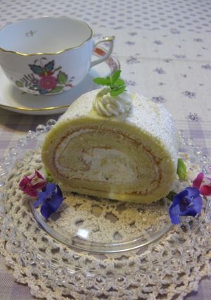 シフォンロールケーキ❤-レシピのメイン写真