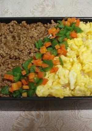 簡単！そぼろ丼-レシピのメイン写真
