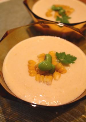 豆乳冷製スープ-レシピのメイン写真