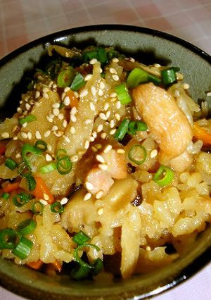 “しっかりお味”のとり五目炊き込みご飯-レシピのメイン写真