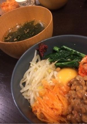 ベジタリアンビビンパ(納豆入り)-レシピのメイン写真