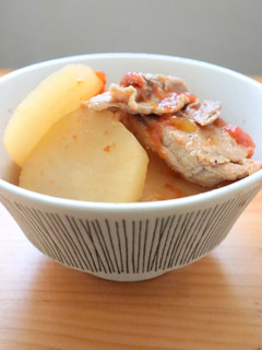 夏煮物★豚肉トマト大根煮物(煮物スープ)-レシピのメイン写真