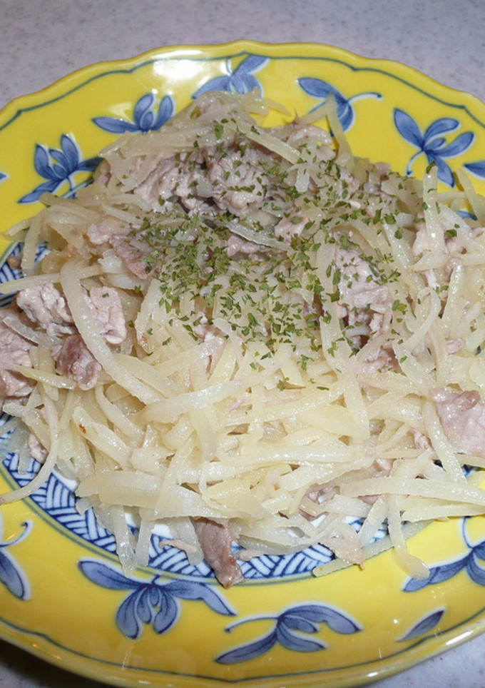 豚肉とシャキシャキじゃがいもの中華炒め-レシピのメイン写真