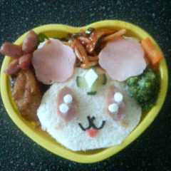 ふわ②ﾌﾟﾘｷｭｱ･ｼﾌｫﾝ弁当-レシピのメイン写真