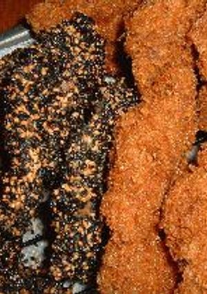 (￣～￣)トンカツ（パン粉＆ゴマバージョン）-レシピのメイン写真