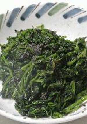 あかざの胡麻和え-レシピのメイン写真
