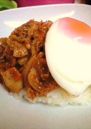 ガっツリうまい！ポークケチャップ丼！！-レシピのメイン写真