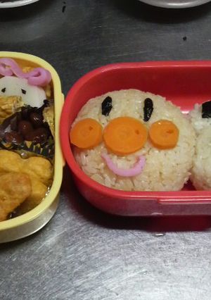 アンパンマンおにぎり-レシピのメイン写真