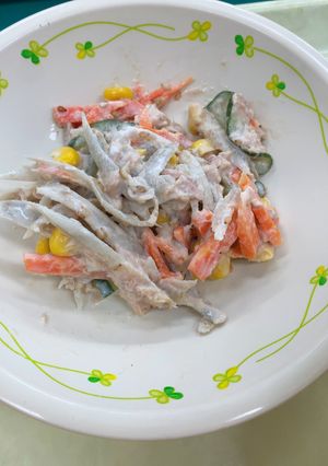 ごぼうのマヨネーズサラダ☆給食メニュー-レシピのメイン写真