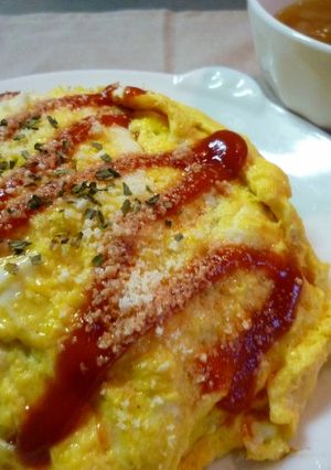 カレー風味のオムライス-レシピのメイン写真