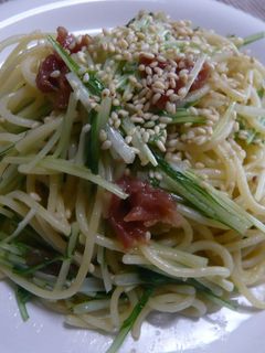 昆布茶でパスタ-レシピのメイン写真