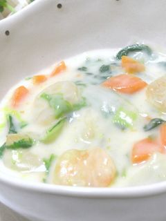 海老と白菜のクリームシチュー-レシピのメイン写真