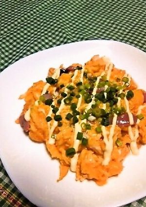 スクランブルエッグにイカの塩辛-レシピのメイン写真