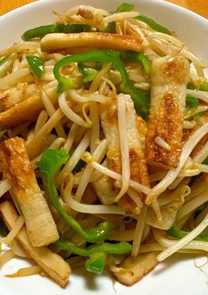 ちくわともやしのだし醤油味噌炒め-レシピのメイン写真