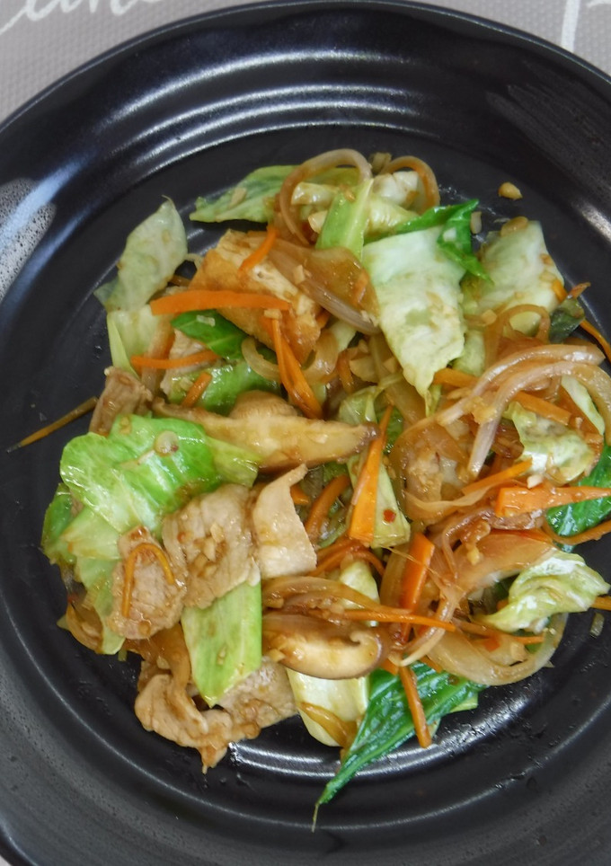 厚揚げと野菜の炒め物-レシピのメイン写真