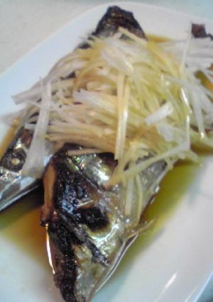 焼き秋刀魚に千切り大根♪-レシピのメイン写真