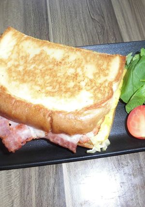 絶品！魅惑のホットエッグサンド-レシピのメイン写真
