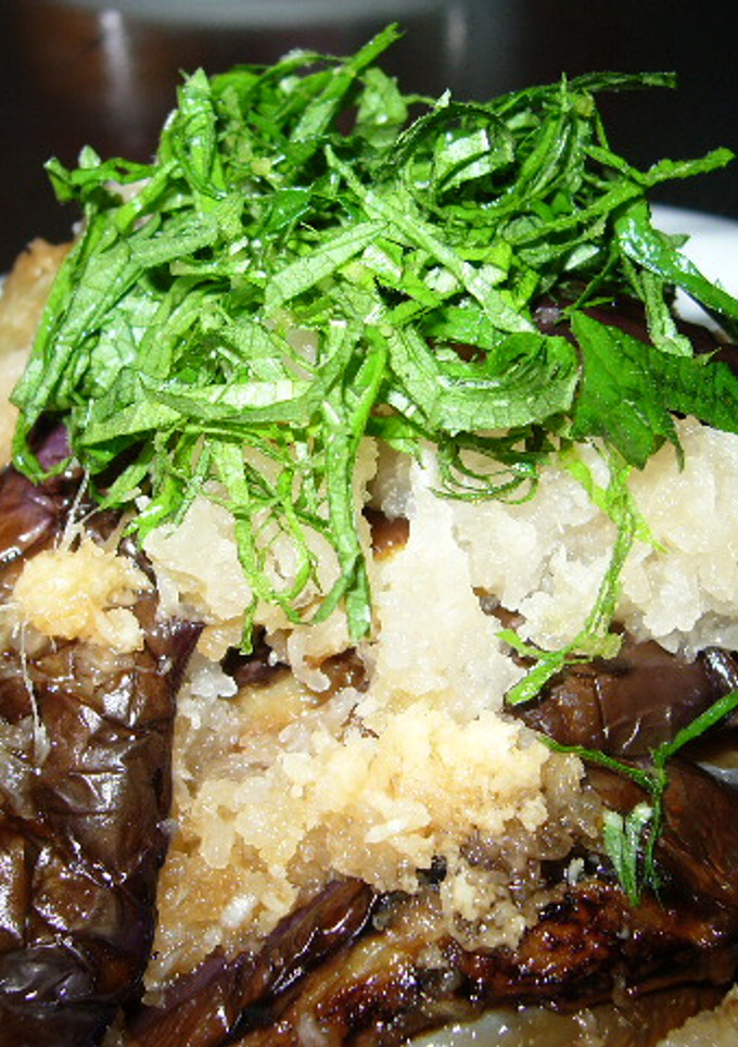 しょうがでピリッ！焼きナスのおろし和え-レシピのメイン写真