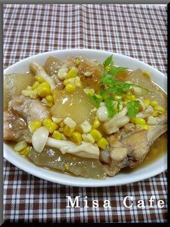 手羽元ととろ~り冬瓜の煮物-レシピのメイン写真