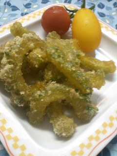 苦いの大好き★厚切りゴーヤのカレー揚げ-レシピのメイン写真