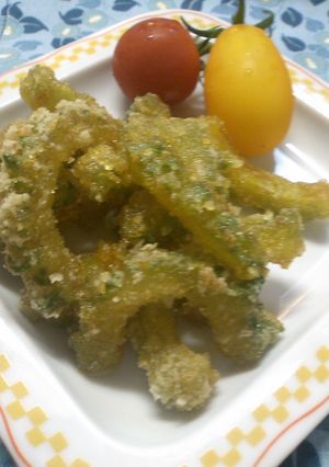 苦いの大好き★厚切りゴーヤのカレー揚げ-レシピのメイン写真