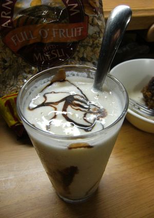 フローズンバナナシェイク-レシピのメイン写真