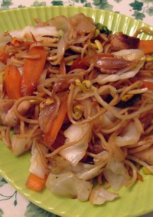 調味料はふたつ！簡単ソース焼きそば-レシピのメイン写真