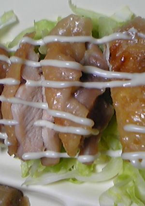 レンジ蒸し鶏(味噌味)-レシピのメイン写真
