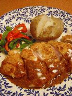 鶏胸肉の衣焼き☆粒マスタードソース☆-レシピのメイン写真