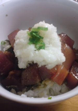 さっぱりおろし梅のまぐろ丼-レシピのメイン写真