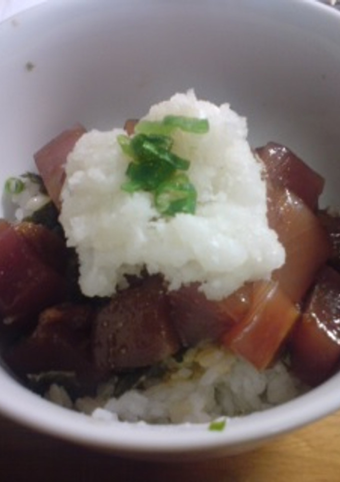 さっぱりおろし梅のまぐろ丼-レシピのメイン写真