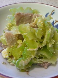 ゴーヤの味噌炒め-レシピのメイン写真