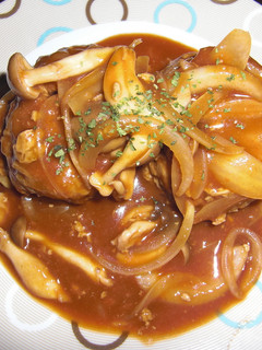 煮込みハンバーグ-レシピのメイン写真
