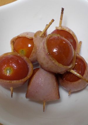 プチトマトのハム巻き-レシピのメイン写真