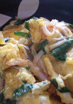 ふんわり♪かに玉風あんかけ-レシピのメイン写真