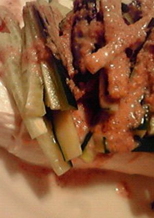おつまみに！豆腐のキュウリゴマだれ-レシピのメイン写真