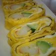 ニッスイサラダフレーク入りの厚焼き玉子♪