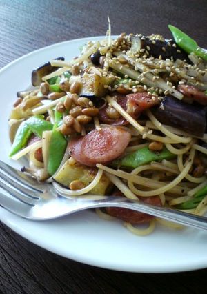 夏の終わり～秋味パスタ-レシピのメイン写真